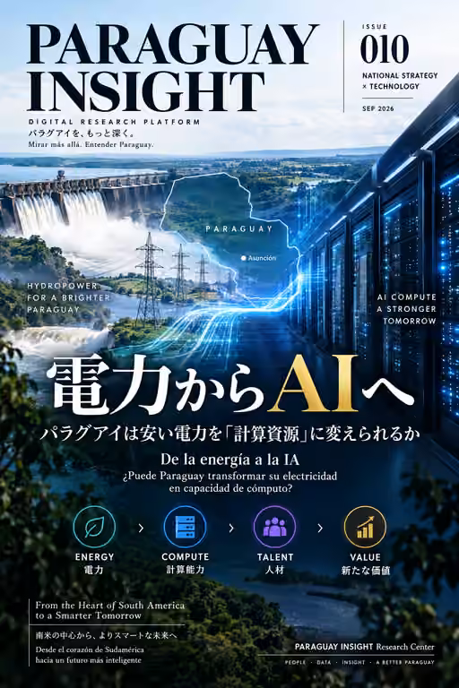 PARAGUAY INSIGHT 第10号 電力からAIへ 表紙